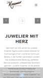 Mobile Screenshot of juwelier-kraemer.de