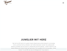 Tablet Screenshot of juwelier-kraemer.de